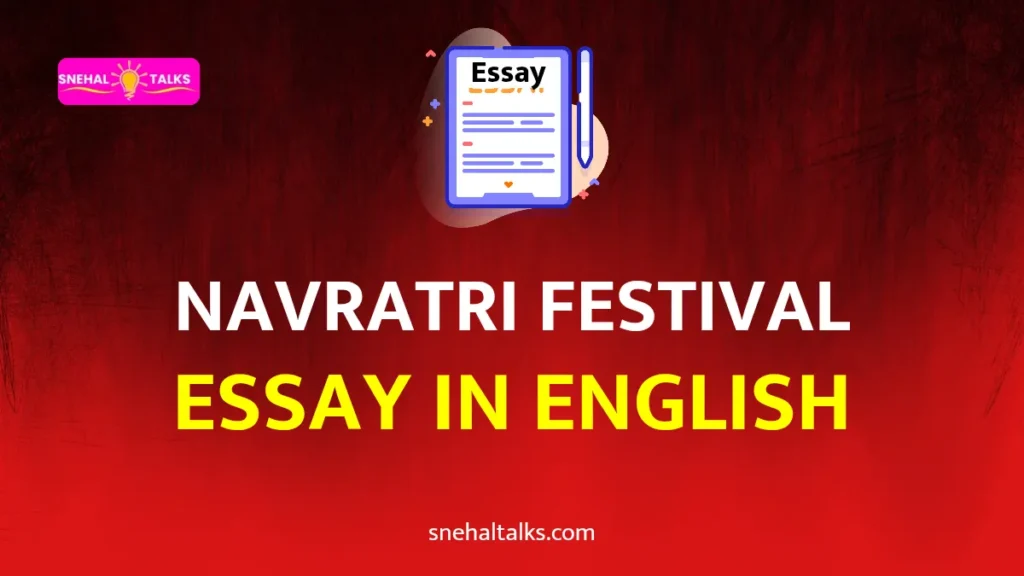 Navratri festival Essay in english
